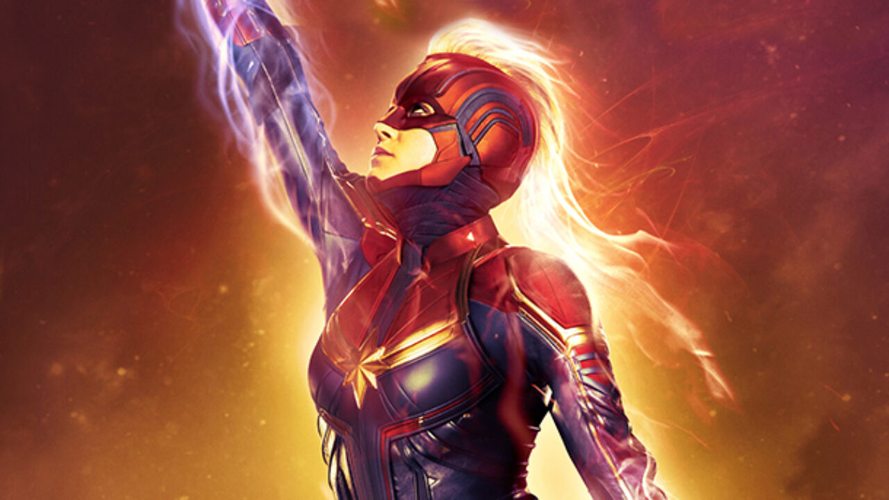 Brie Larson is unleashed in IMAX poster for Captain Marvel