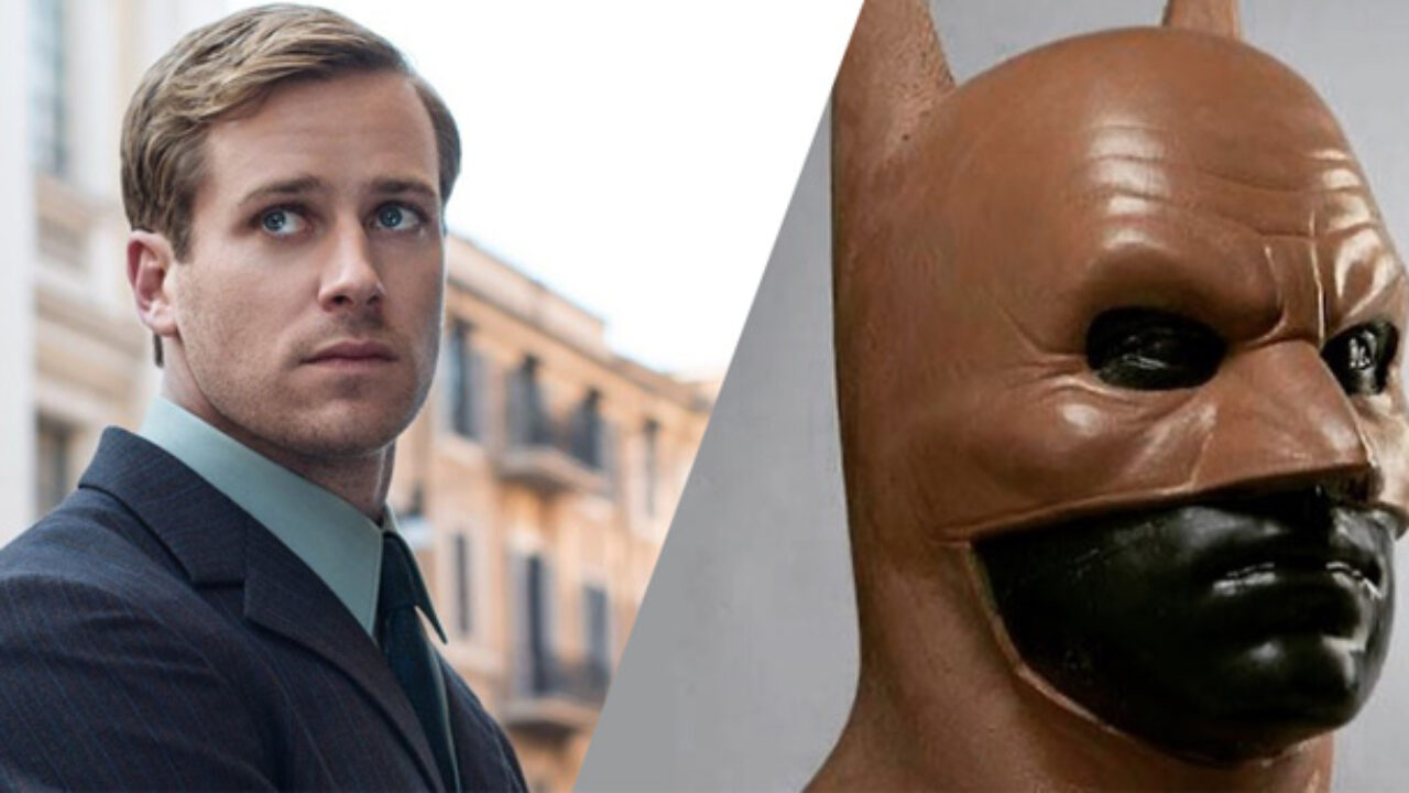 One of Armie Hammer's Batman cowls from Justice League Mortal arrives online