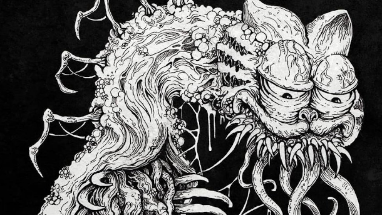 garfield  Horror art, Horror art draw, Creepy art