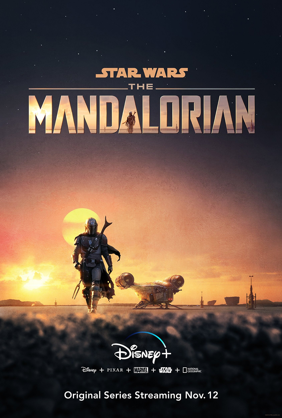 The Mandalorian, poster, Disney+