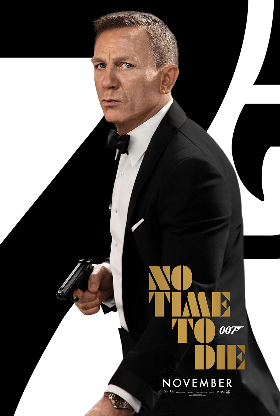 No Time to Die, James Bond, Daniel Craig, poster