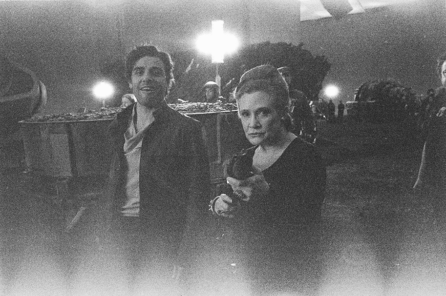 Star Wars: The Last Jedi, Carrie Fisher, Oscar Isaac, Rian Johnson