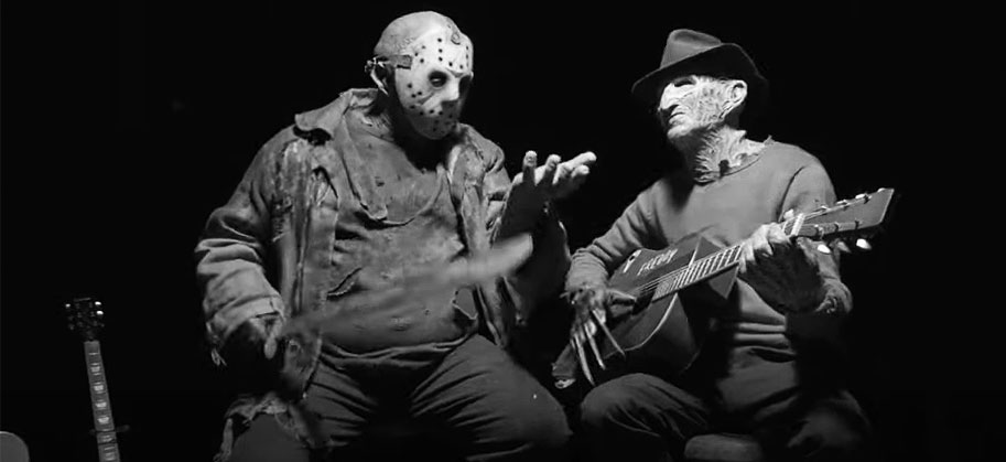 Freddy Jason: Iconic horror duo parody Extreme's Than Words"