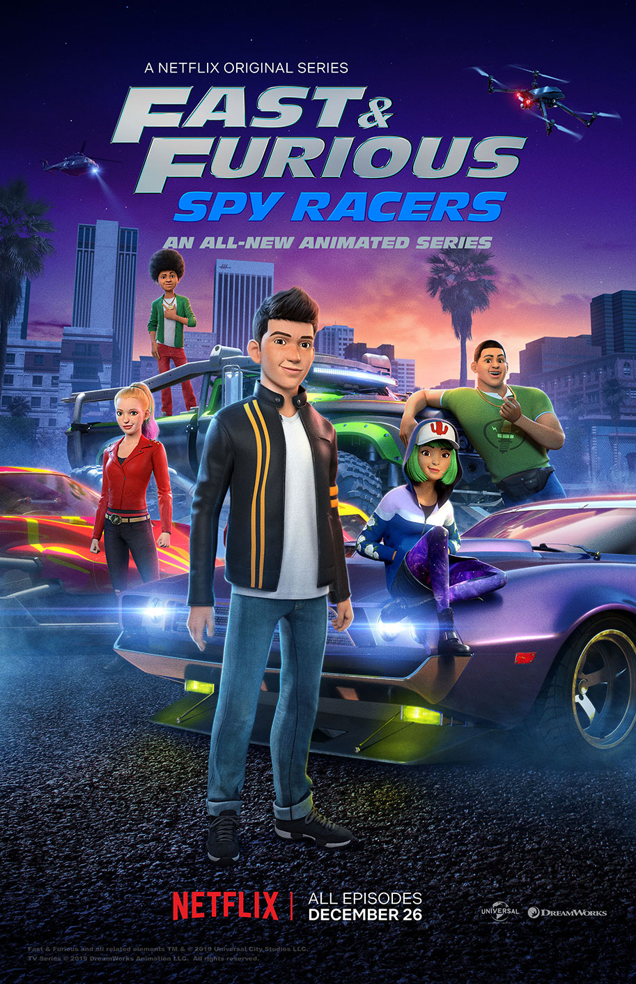 Fast & Furious: Spy Racers, Netflix, Dreamworks, animation