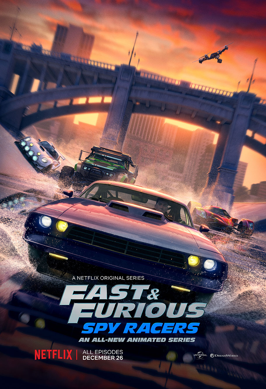 Fast & Furious: Spy Racers, Netflix, Dreamworks, animation