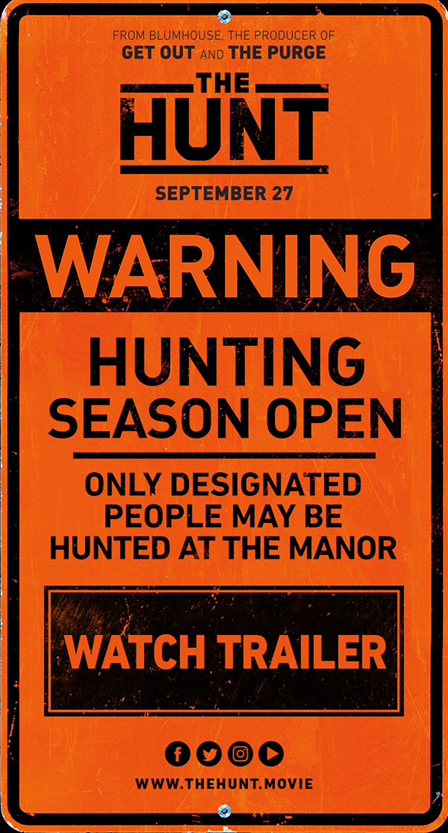 The Hunt, Damon Lidelof, Universal Pictures