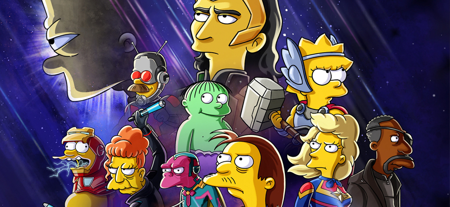 The Simpsons, Loki, Disney+, Marvel