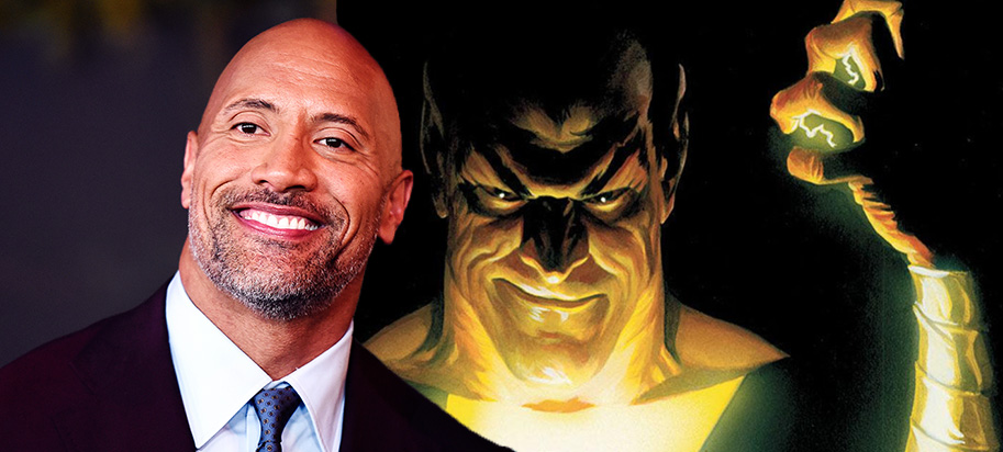 dwayne johnson, black adam, comic book