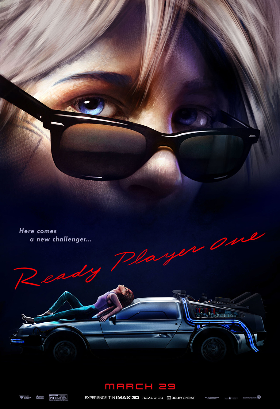 Ready Player One movie poster (e) - 11 x 17 - Back To The Future