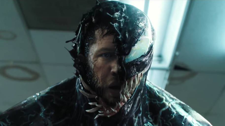 Venom Tom Hardy Ruben Fleischer marvel jenny slate michelle williams spider-man superhero 2018