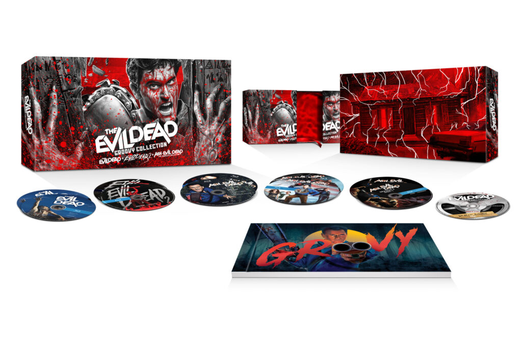 The Evil Dead Groovy Collection Sam Raimi Bruce Campbell Lionsgate