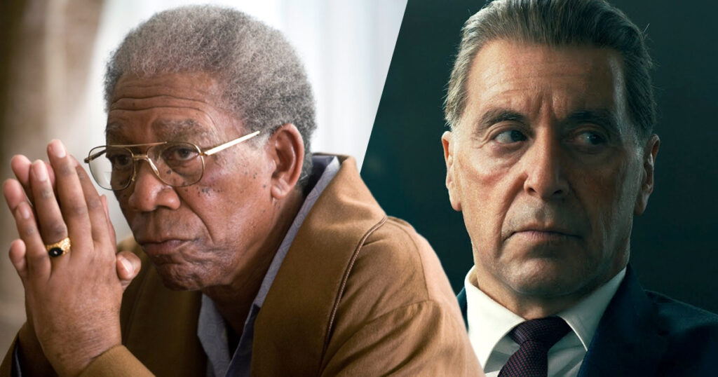 Morgan Freeman Al Pacino Sniff