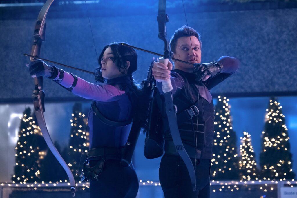 Hawkeye, Jeremy Renner, Hailee Steinfeld, Marvel, MCU, Marvel Studious, Disney+, Samba TV