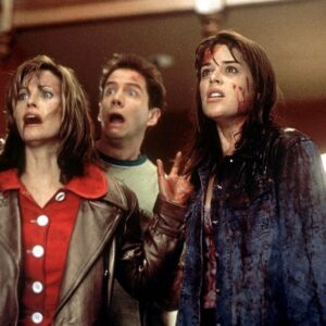 The Real Slashers series looks back at the 1996 film Scream, directed by Wes Craven and starring Neve Campbell