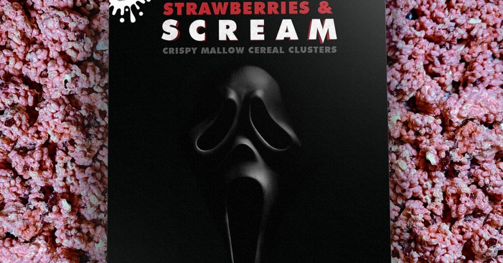 Cereal Killer is accepting pre-orders for boxes of Strawberries & Scream, an officially licensed Scream tie-in cereal. Ships to the UK only.