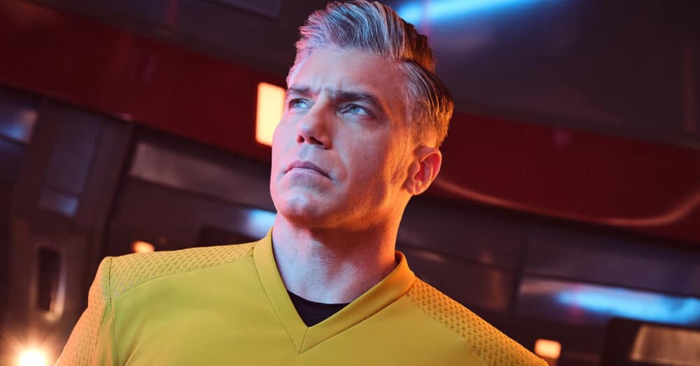 Star Trek: Strange New Worlds, opening title sequence, Anson Mount