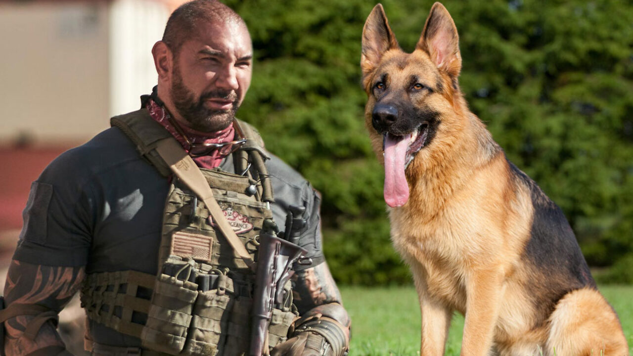 Dave Bautista Playing A Cop With A Four-Legged Partner