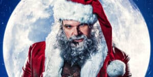 David Harbour is celebrating the holidays and showing off the fact that the Violent Night 2 script is now in his hands