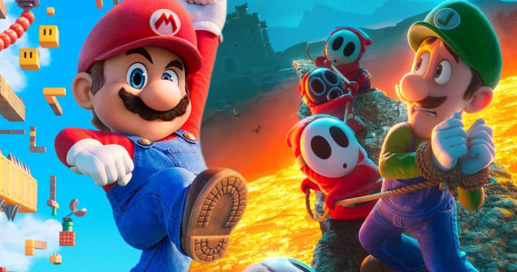 The Super Mario Bros. Movie, posters, Mario, Luigi, Mushroom Kingdom