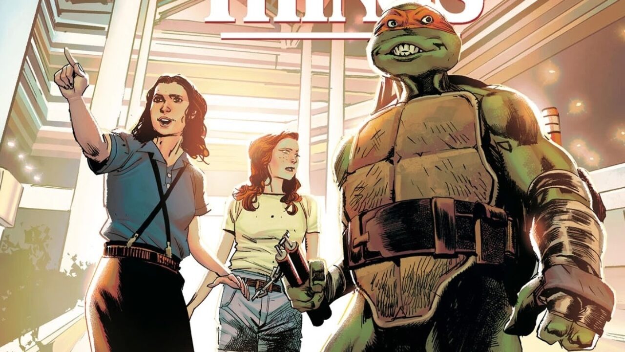 STRANGER THINGS and TEENAGE MUTANT NINJA TURTLES Comic Book