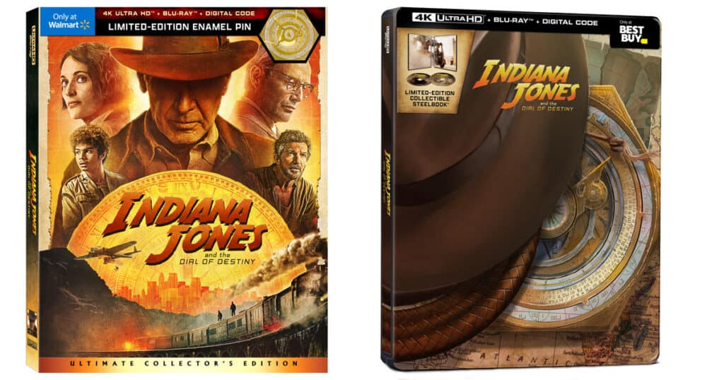 Indiana Jones and the Dial of Destiny Walmart Exclusive (4K Ultra HD +  Blu-ray + Digital Code)