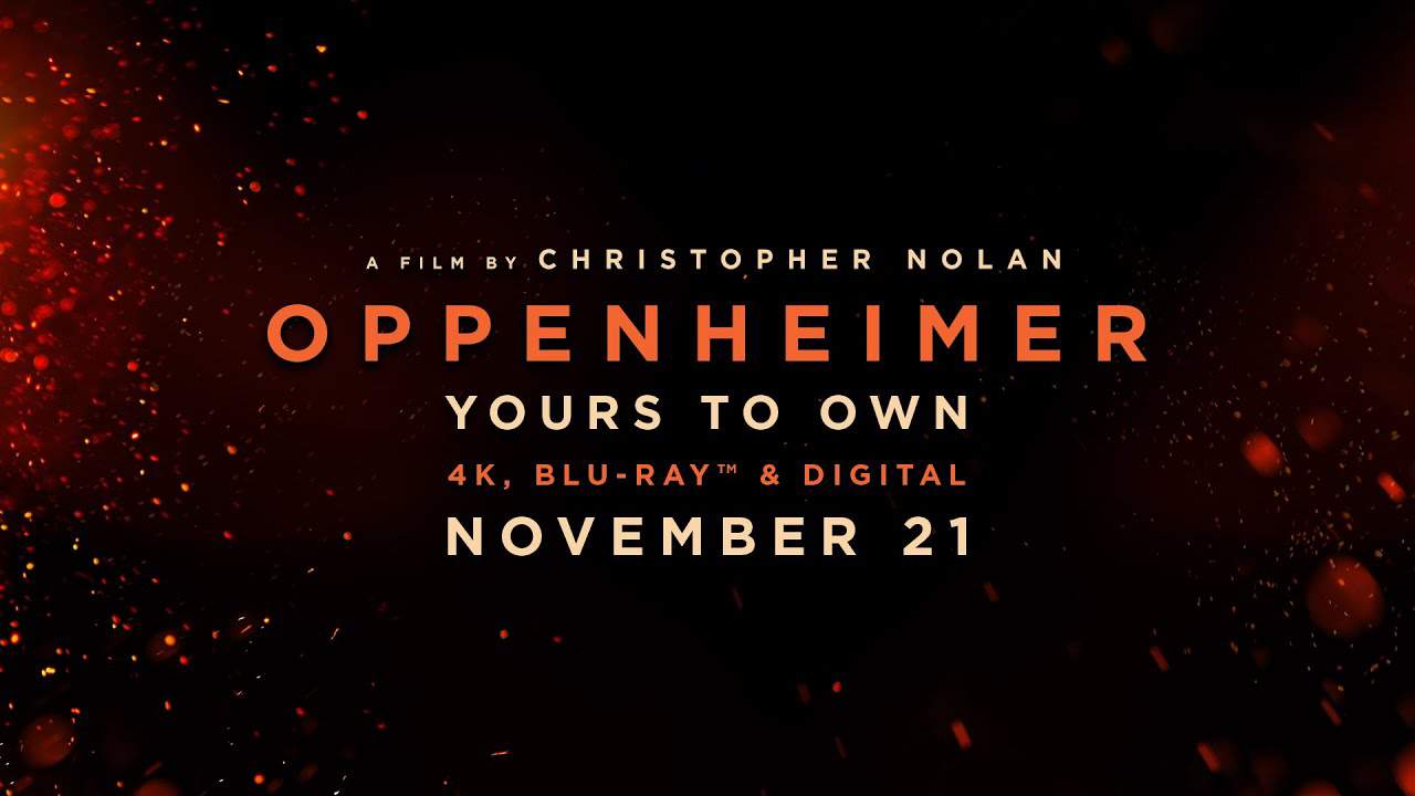 Christopher Nolan Art & Updates on X: OPPENHEIMER will be released on 4K  UHD, Blu-ray and DVD on November 21.  / X