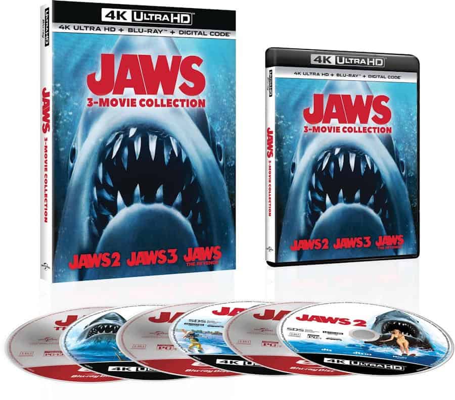 Jaws, 3 Movie Collection, 4K