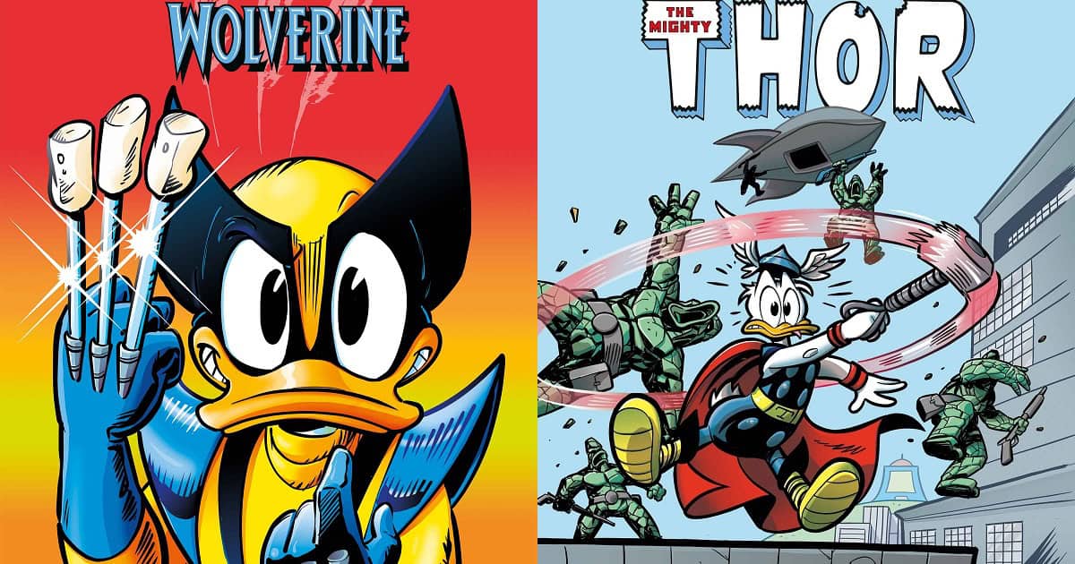 Donald Duck and other Disney characters gain the powers of Marvel superheroes in upcoming What If comics