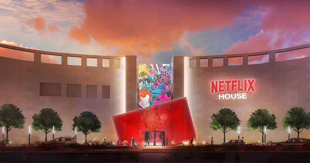 Netflix House, shopping, venue, entertainment, announcement