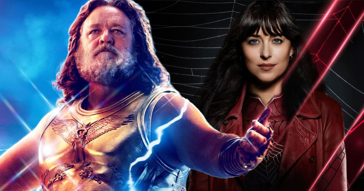 Russell Crowe shades Dakota Johnson’s Madame Web comments?