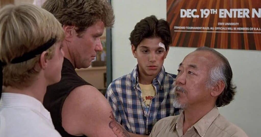The Karate Kid gets a new 4K release with VHS-style packaging and commentary by the creators of Cobra Kai