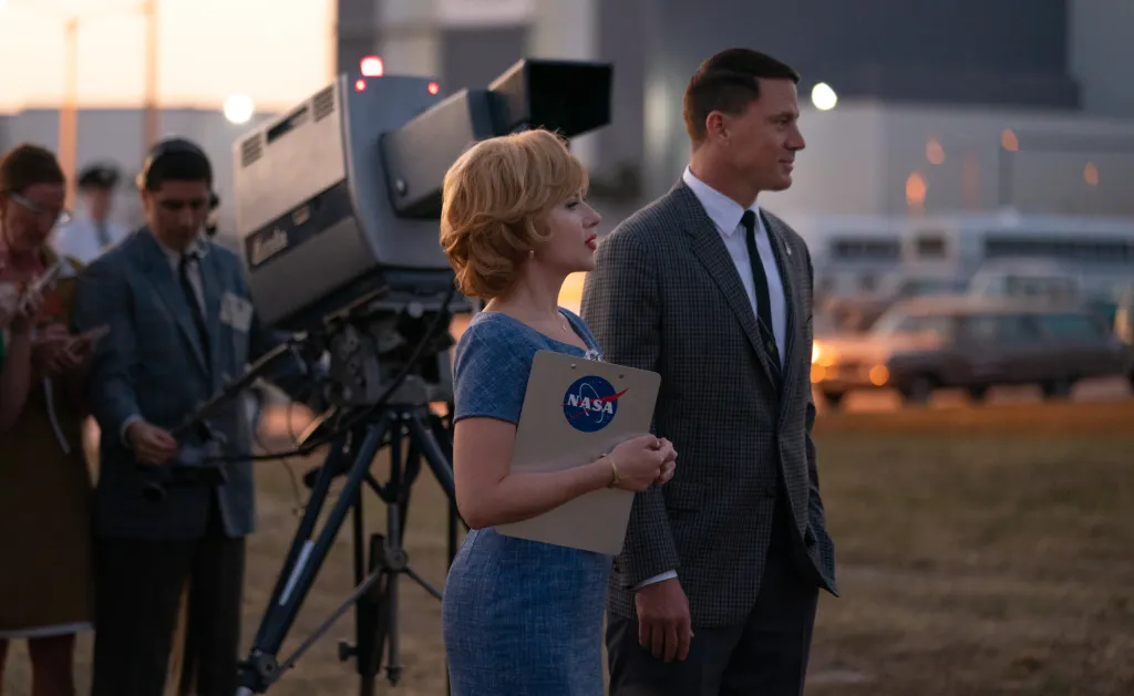 Scarlett Johansson and Channing Tatum in Fly Me To The Moon (2024).