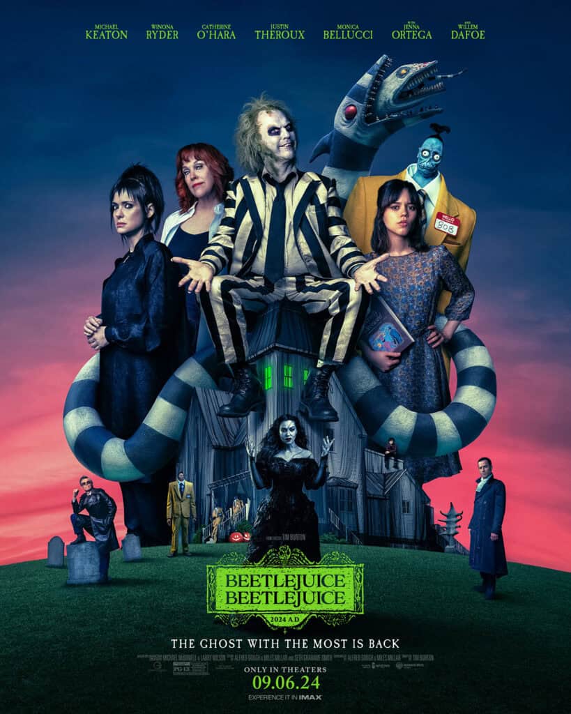 Beetlejuice Beetlejuice, trailer, Tim Burton