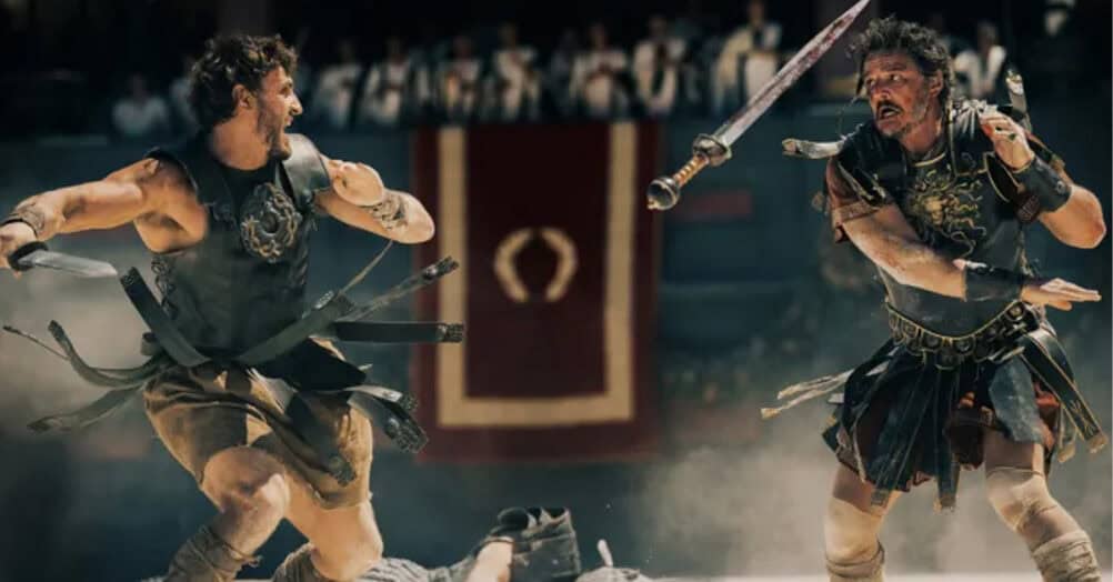 gladiator 2 fight