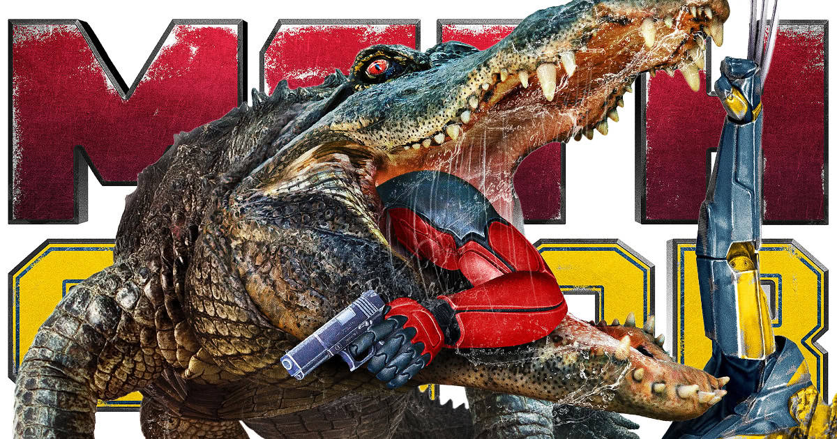 Methgator Devours Deadpool and Wolverine in Comic-Con Poster