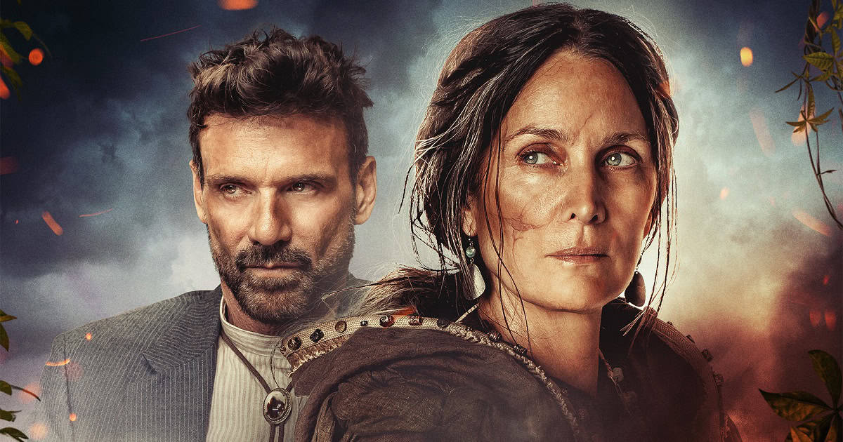 Frank Grillo, Carrie-Anne Moss and creatures