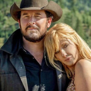 JoBlo interviews with Yellowstone season 5, part 2 cast members Cole Hauser, Kelly Reilly, and Gil Birmingham