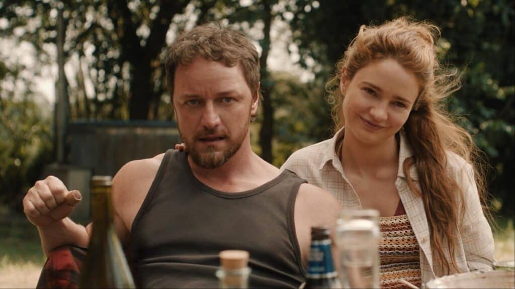 James McAvoy and Aisling Francoisi in Speak No Evil (2024).