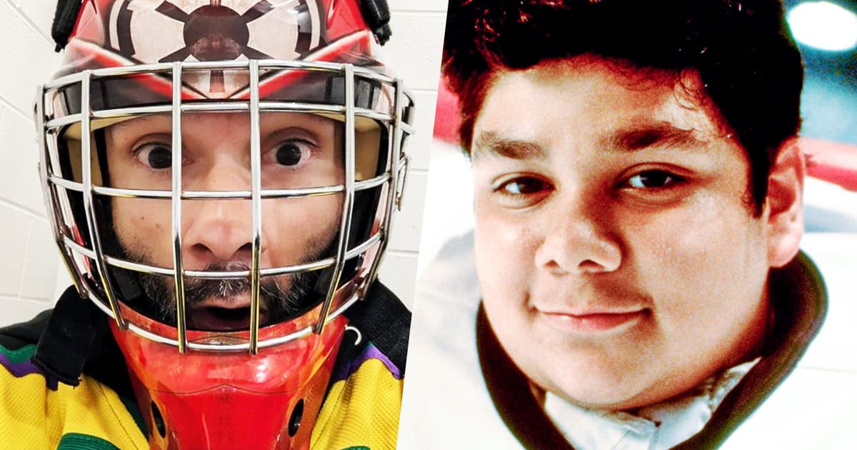 Mighty Ducks star Shaun Weiss hits the ice for the first time in three decades