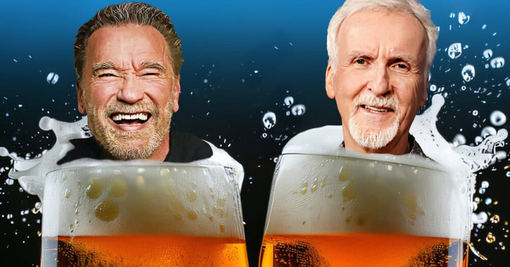 James Cameron, Arnold Schwarzenegger, beer muf