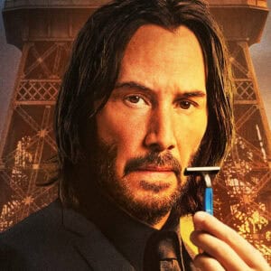 John Wick, beard, Keanu Reeves