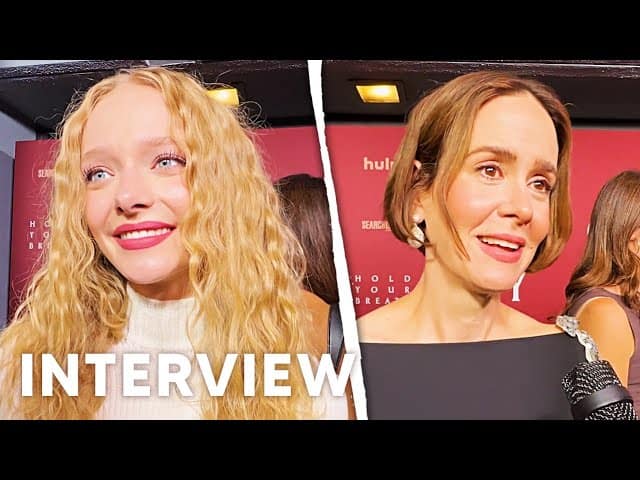 Hold Your Breath: Sarah Paulson, Amiah Miller, & more discuss the horror thriller on the red carpet