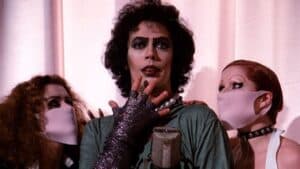 The Test of Time series takes a look back at the 1975 musical The Rocky Horror Picture Show, starring Tim Curry