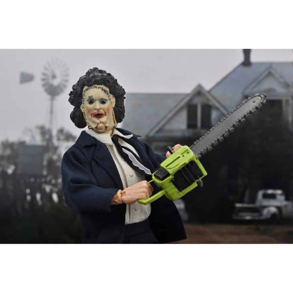 The Texas Chainsaw Massacre 50th anniversary Leatherface and Hitchhiker action figures available for pre-order