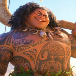 Moana, Dwayne Johnson, bodysuit