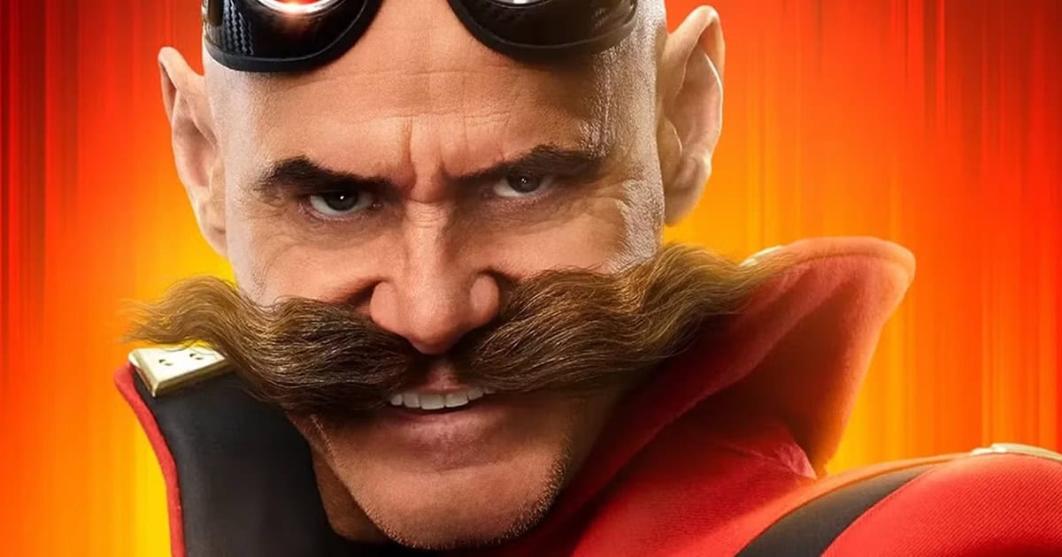 Lee Majdoub gives Jim Carrey a haircut as part of Dr. Robotnik’s quest to get his groove back in a new Sonic the Hedgehog 3 promo