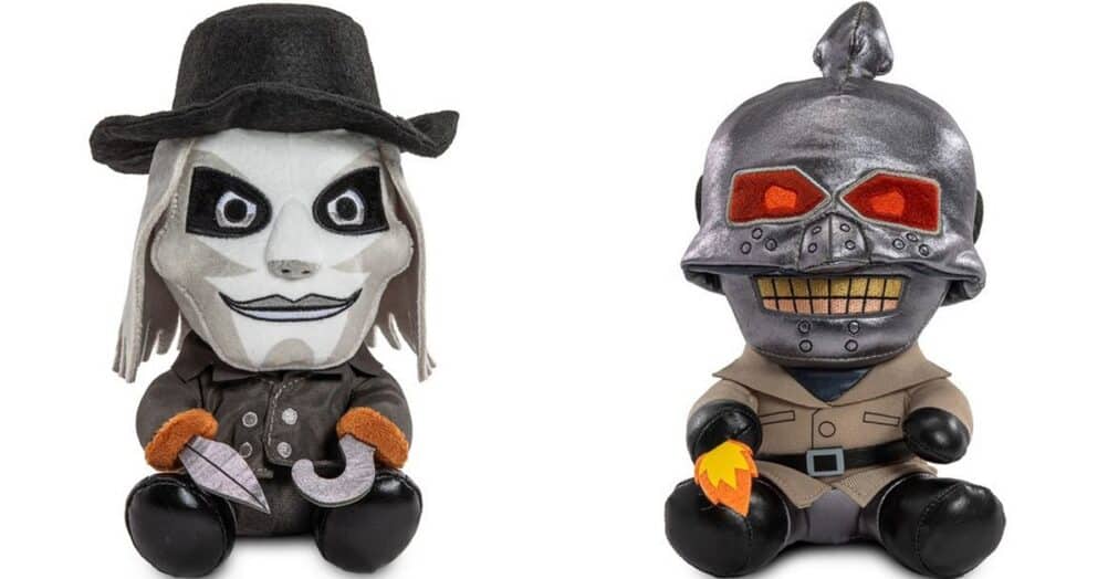 Blade and Torch from the Puppet Master franchise are joining the Phunny Plush line from Kidrobot this March