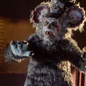 A new image from the horror movie Screamboat shows a little killer that was inspired by Streamboat Willie / Mickey Mouse