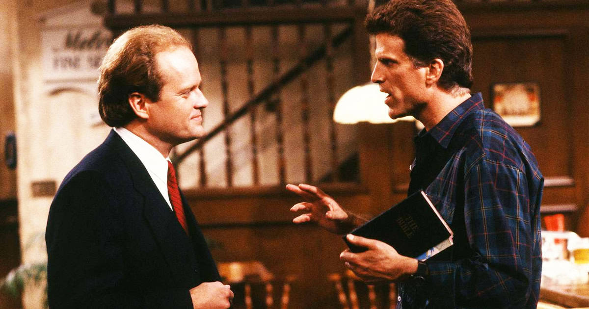 Kelsey Grammer, Ted Danson, Cheers, Feud