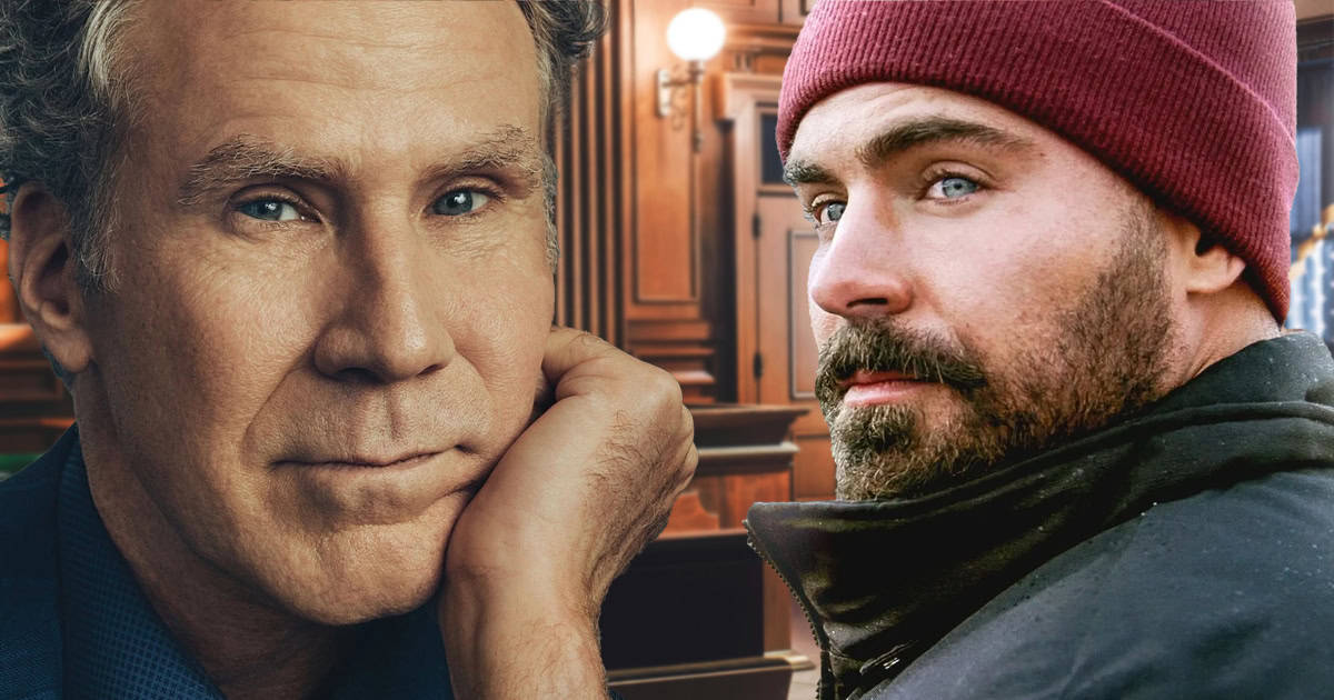 Zac Efron and Will Ferrell approach the bench for an upcoming untitled courtroom comedy from Amazon MGM Studios